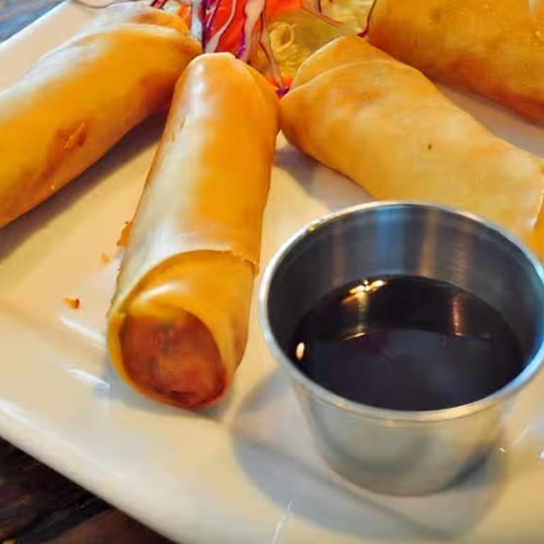 Savor our spring rolls